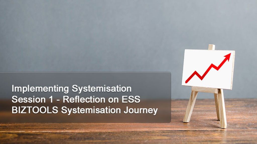 Implementing Systemisation - Session 1 Reflection on ESS BIZTOOLS’ Systemisation Journey