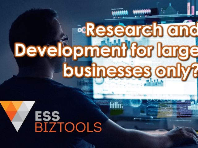 Research and Development for large businesses only?