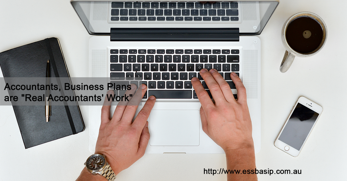 Accountants, Business Plans are "Real Accountants' Work"