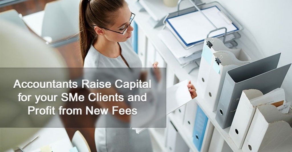 Accountants Raise Capital for your SMe Clients and Profit from New Fees