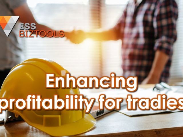 Enhancing profitability for tradies