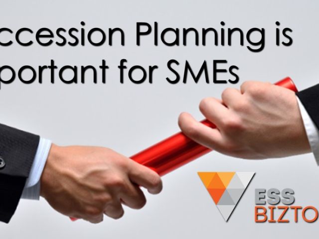 Succession Planning is important for SMEs