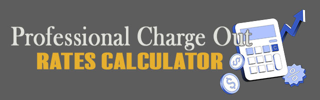 professional charge out rates calculator